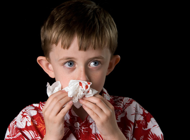 Mon enfant saigne du nez